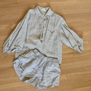 Deiji Studios The Set 03 French Linen Lounge Set